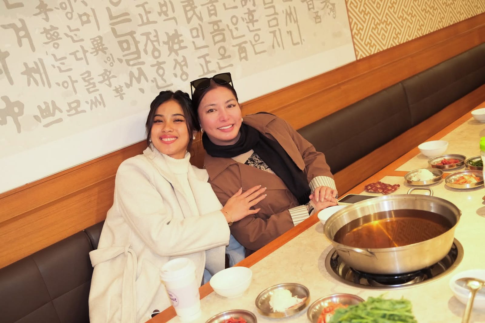 Shuvee Etrata and Anna Magkawas in South Korea with Avian