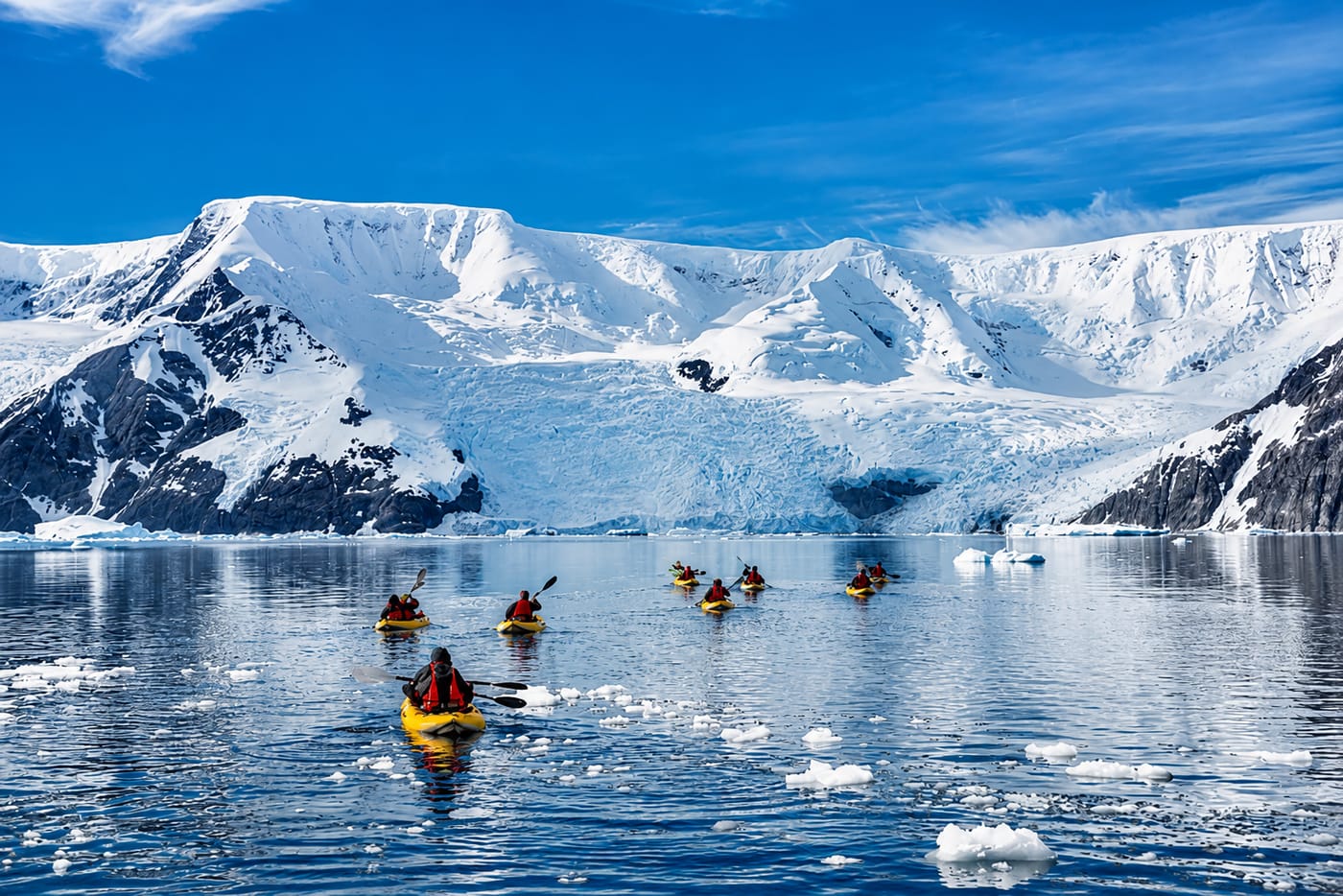 Kayaking with Swan Hellenic Expedition Team