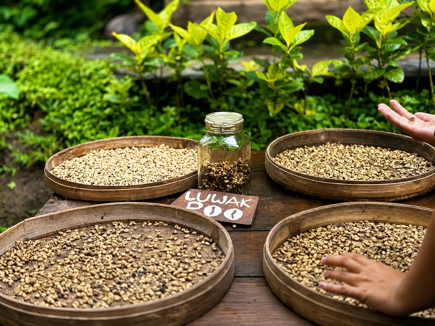Stop by a local coffee factory