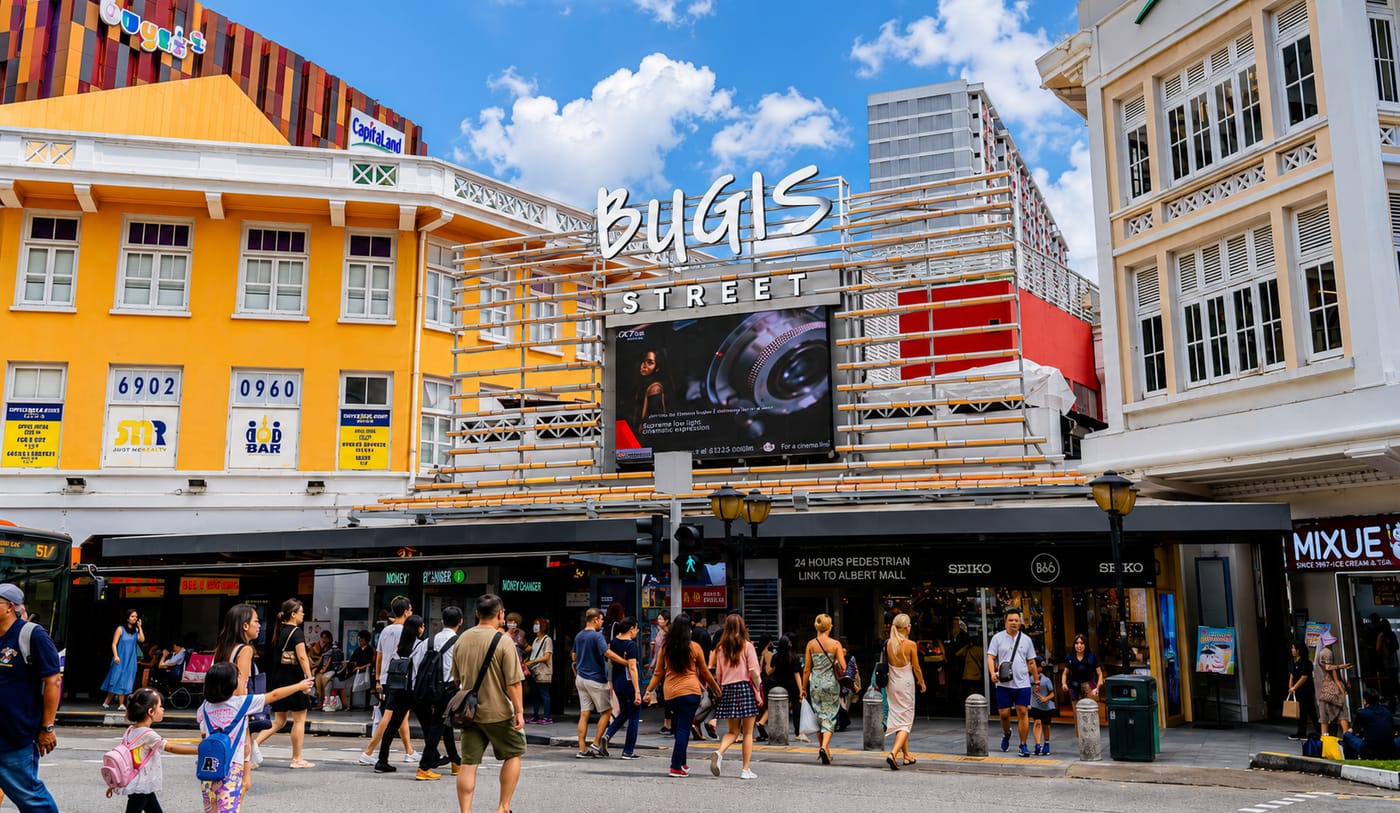 Enjoy Shopping Time at Bugis Street