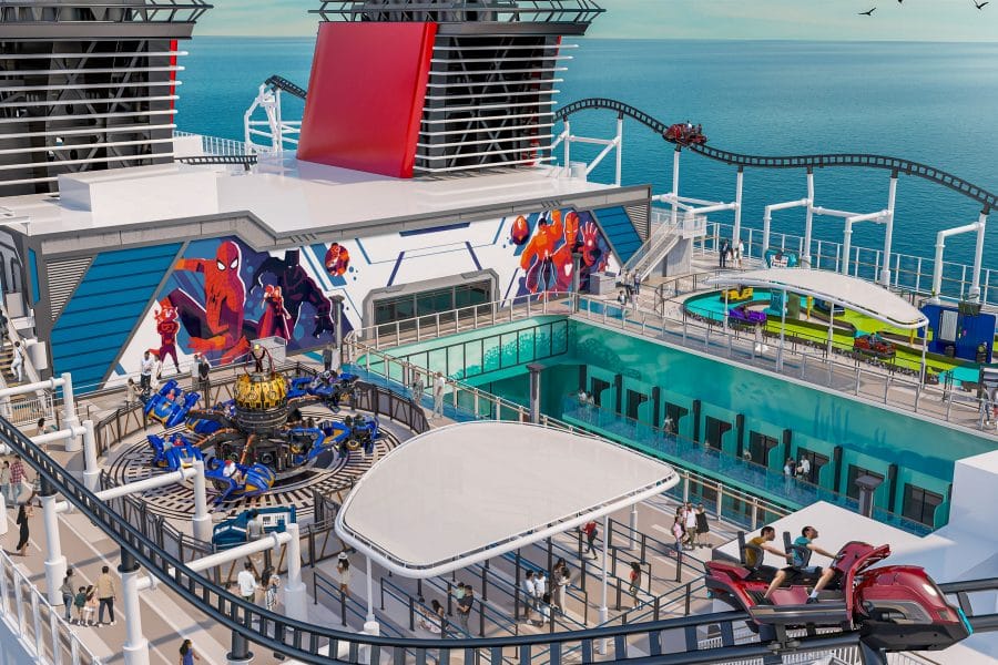Explore Seven Uniquely Themed Zones Aboard the Ship
