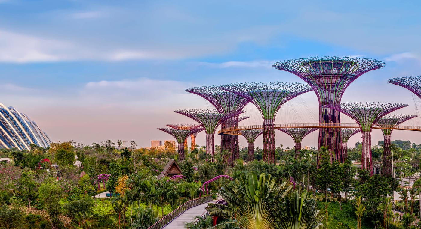 Photo stop at the iconic Gardens by the Bay
