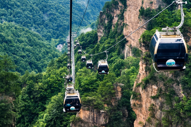 Tianzi Mountain w/ Cable Car