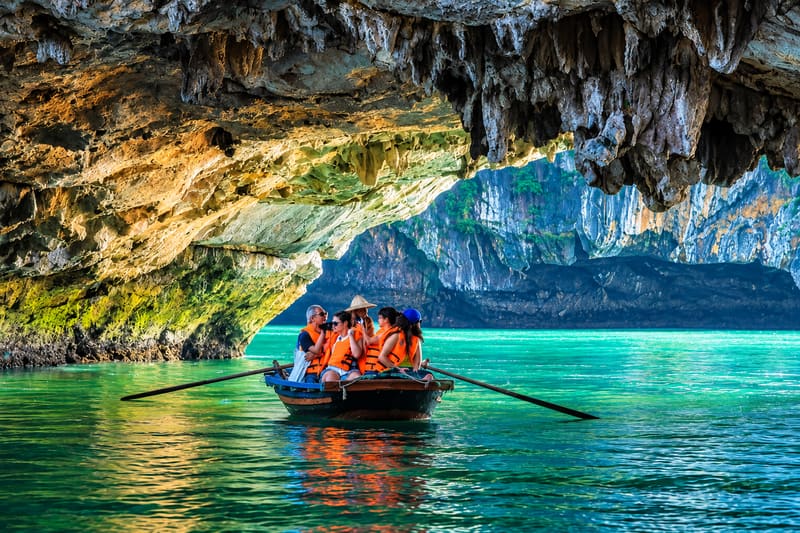 Dark and Bright Cave