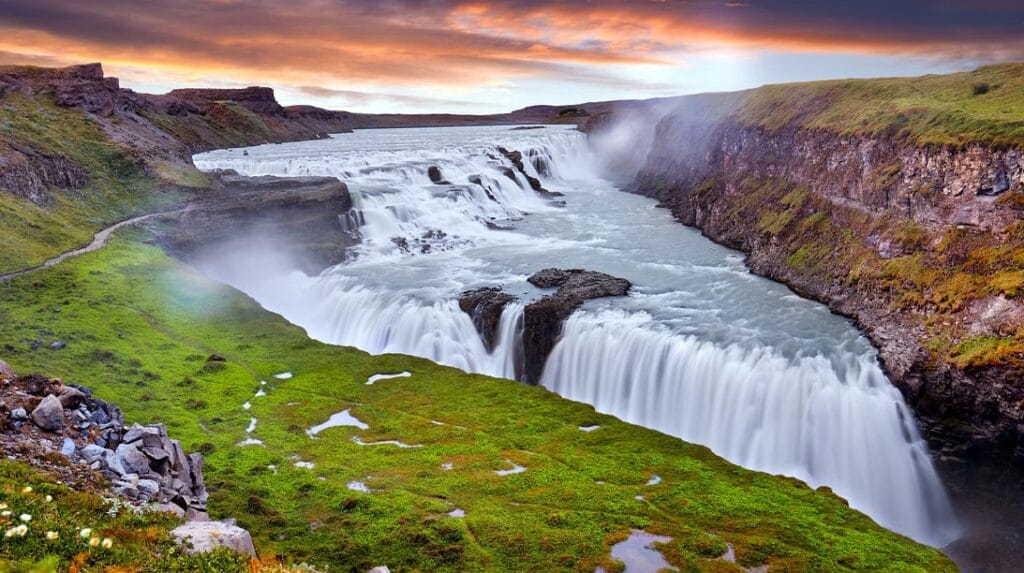 Gullfoss Waterfall
