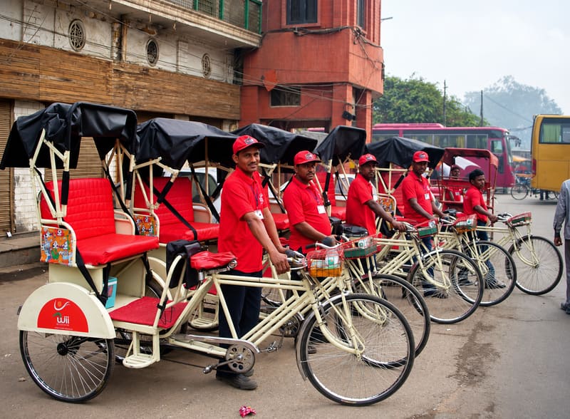 Cycle rickshaw ride (Chandni Chowk)