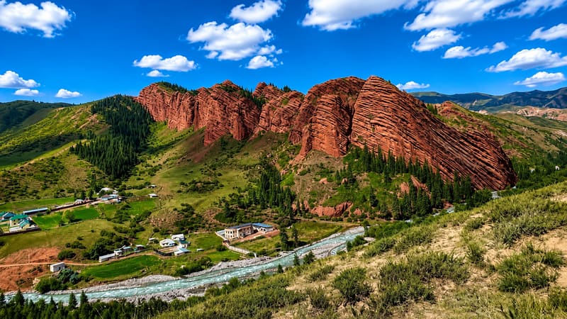 Jety Oguz Gorge
