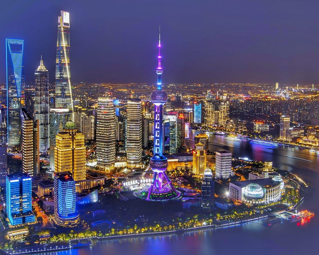 Towering Oriental Pearl Tower