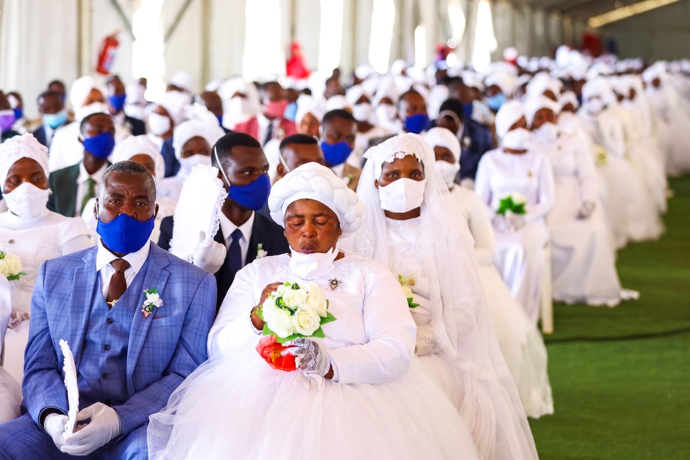 Mass and Renewal of Marriage Vows at the Church of the Wedding