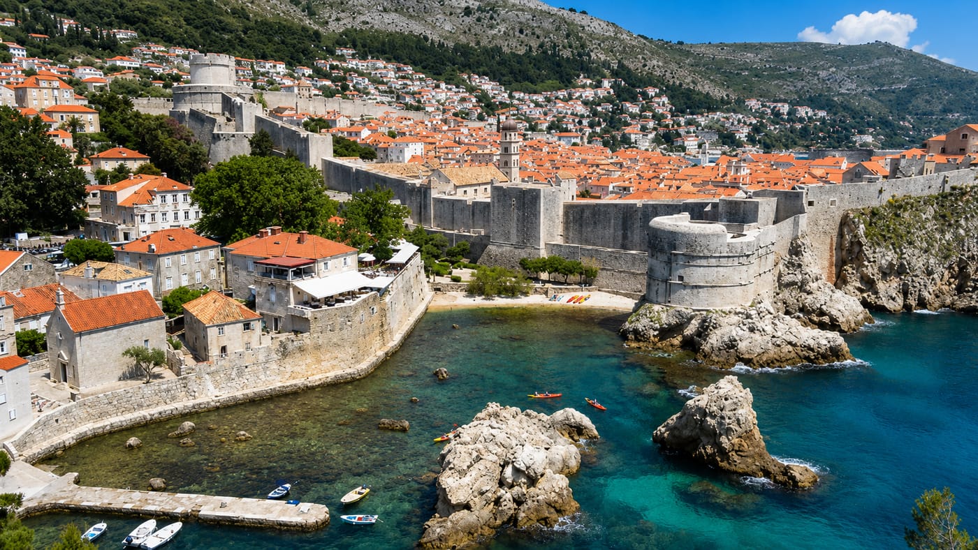 Dubrovnik City Walls (from outside)
