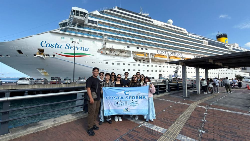 An Avian group tour aboard the Costa Serena cruise
